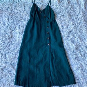 Midi green dress